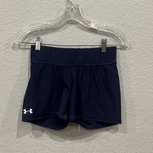 NWOT Under Armour Women's Dark Blue Athletic Shorts